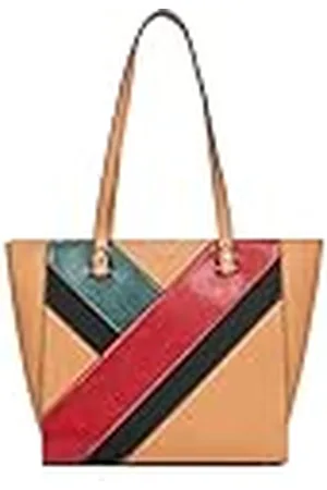 Hexagona – Bolso de hombro compatible con formato A4 y teléfono móvil – para mujer – Colección Java, , talla única, Clásico