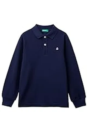 Benetton Maglia Polo M/L 3089c300z Camisa, , 130 cm Niños y Adolescentes