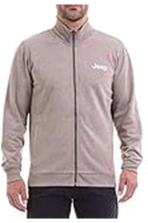 Jeep Invernale con Zip Completa E Tasche Frontali E Slogan Sulla Schiena Camiseta, Hombre, , S