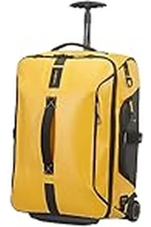 Samsonite Paradiver Light - Bolsa/Mochila con 2 Rodillos S, 55 cm, 51 L, Amarillo (Amarillo)