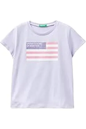 Benetton T-Shirt 3i1xc10h8 Camiseta, , 160 cm para Niñas