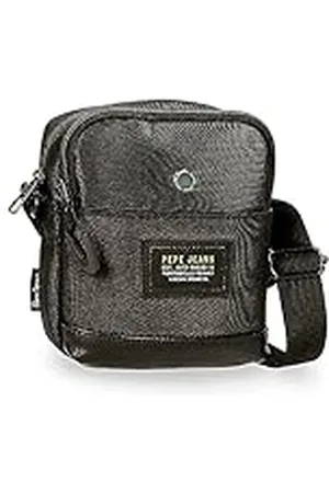 Pepe Jeans Leighton Bandolera Pequeña Negro 12x16x3,5 cms Poliéster