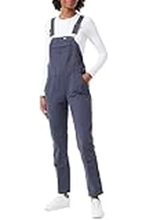 Dickies Mujer, Mono de tirantes con bolsillo doble en la parte delantera, , M