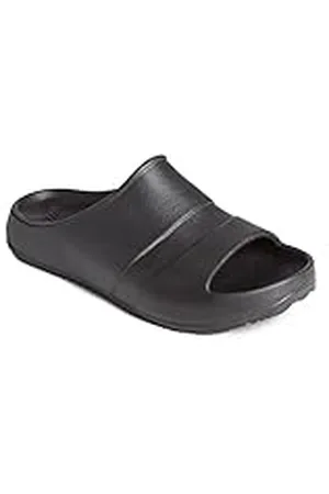 Sperry Flotador de barlovento, Sandalia Hombre, Black, 43 EU