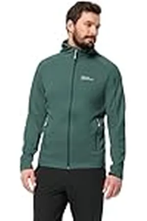 Jack Wolfskin Alpgrat Hooded FZ M Chaqueta de Forro Polar, , XXL para Hombre
