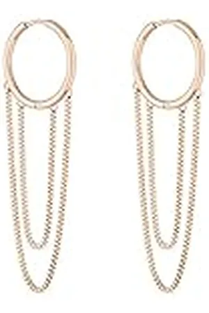 liebeskind Pendientes de aro de Berlín, Standard, Acero inoxidable, Ninguno