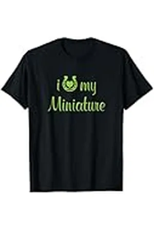 Hip I Love My Miniature Horse Pony Ecuestre Show Trainer Camiseta