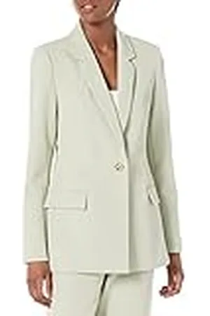 THE DROP Blake Blazer Largo para Mujer, , XXL