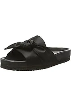 SELECTED Sfadlene Slider, Sandalias Abiertas Mujer, (Black), 40 EU