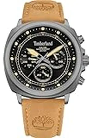 Timberland Reloj Analógico para Hombres de Cuarzo con Correa en Cuero TDWGF0042002