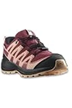 Salomon XA Pro V8 Clima Waterproof Zapatillas de Exterior para Niños, Ajuste preciso, Agarre en todo tipo de terrenos, Look deportivo, Earth Red, 31