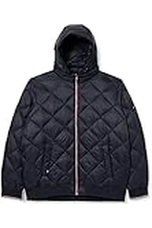 Tommy Hilfiger BT-Diamond Quilted Hood Jacket-B MW0MW29424 Chaquetas Acolchadas, , 3XL para Hombre