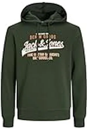 JACK & JONES JACK&JONES PLUS Jjelogo Sudadera con Capucha 2 Col 24/25 Noos Pls, , XXXXXL para Hombre