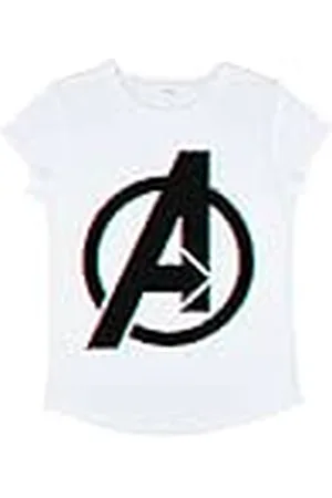 Marvel Avengers Classic-Camiseta de Manga Larga para Mujer, , S