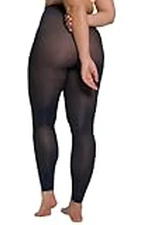 Ulla Popken Strumpf, 60 Den, Flache Nähte Leggings de 60 Denier con Costuras Planas, , 62-64 para Mujer