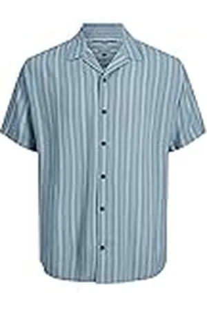 JACK & JONES Jcochain Reggie Resort-Camiseta de Manga Corta, diseño Camisa, , L para Hombre