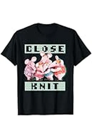 Clangers Family Close Knit, estilo retro Camiseta