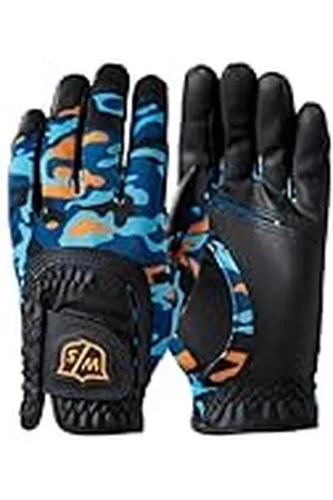 Wilson Staff FIt-All JR Glove Guante de Golf, Mano Izquierda, microfibras sintéticas, Unisexo-Joven, , Talla única