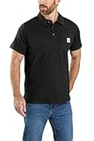 Carhartt Pocket Polo Force de manga corta, Relaxed Fit, tejido de grosor medio Para Hombre, , M