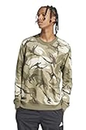 adidas Hombre Seasonal Essentials Camouflage Sweatshirt, , L