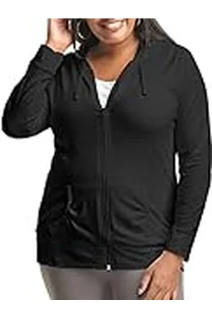 Just My Size Sudadera con Capucha y Cremallera Completa para Mujer, Talla Grande, -, 5X