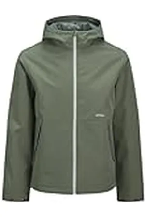 JACK & JONES Jjadam Light Jacket Hood, Verde ágave, M Hombres