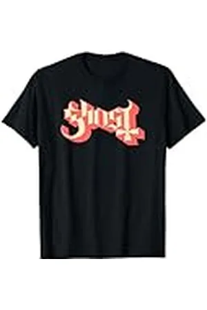Ghost Pastel Orange Logo Camiseta