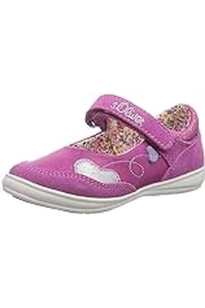 QS by s.Oliver 34202 - Mary Jane de Lona niña, Color Rosa, Talla 26