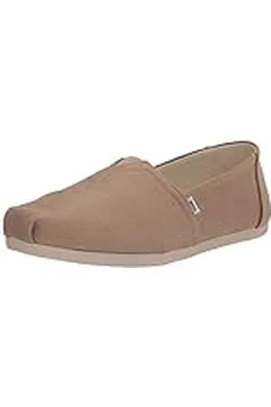 TOMS Alpargata Refibra Tencel, Mocasines Planos Mujer, Beige (Avena), 35.5 EU
