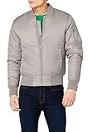 Urban classics Chaqueta de Hombre cortavientos de invierno yotoño, tipo bomber de la vieja escuela, acolchada y muy ajustada, tallas S - 5XL