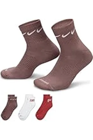 Nike DH3827-909 U NK EVERYDAY PLUS CUSH ANKLE Socks Hombre Tamaño S