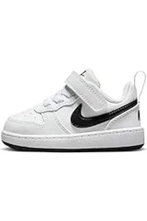 Nike Court Borough Low RECRAFT (TD), Sneaker, White/Black, 17 EU