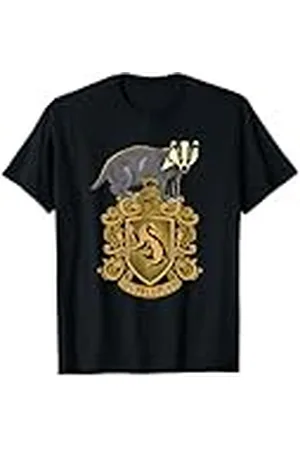 Harry Potter Hufflepuff Sketch Crest Camiseta