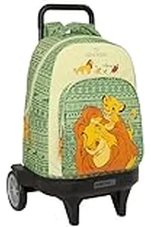 Safta MUFASA - Mochila Grande con Ruedas, Compact Evolución, Extraíble, Ideal para Niños de Diferentes Edades, Cómoda y Versátil, Calidad y Resistencia, 33x22x45 cm, Color