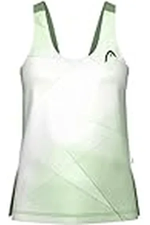 Head Spirit Vision - Camiseta de Tirantes para Mujer, diseño con Estampado de Vista, Color Verde Celeste