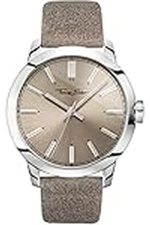 Thomas Sabo Reloj Analogico para Hombre de Mecánico con Correa en Cuero WA0313-273-214-46