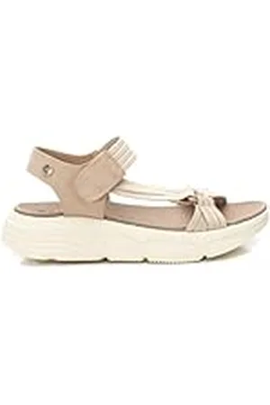 Xti Sandalia Mujer Beige - Calzado Cómodo y Versátil - Moda casual - Modelo 14410102 (Talla 39)