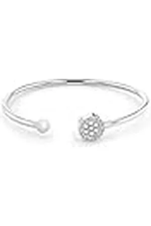 Tommy Hilfiger Jewelry Pulsera Bangle Abierta para Mujer de Acero Inoxidable con Cristales - 2780570