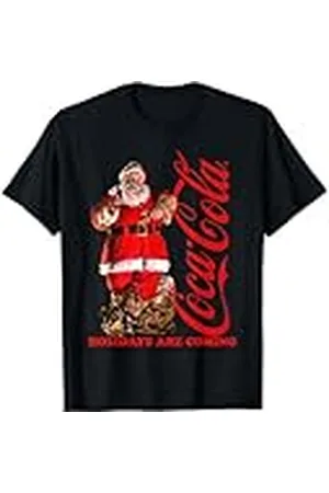 Coca-Cola Se acercan las vacaciones de Navidad de Coca Cola Santa Lean Camiseta