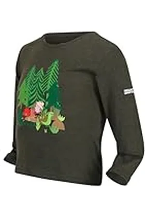 Regatta Camiseta de manga larga Coolweave con estampado gráfico de Peppa para niños