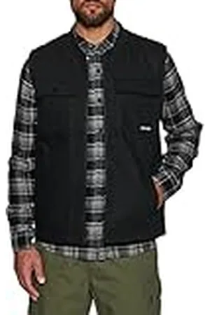 Hurley Chip Worker Vest, Chaleco Hombre, Negro , XL