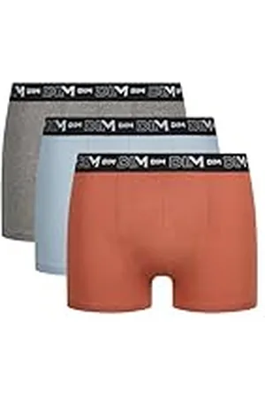 Dim Coton Stretch Respirant Maintien Optimal X3 Boxer, , M (Pack de 3) para Mujer