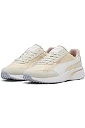 PUMA R78 Glance, Zapatillas Mujer, Frosted Ivory White-Creamy Vanilla, 39 EU