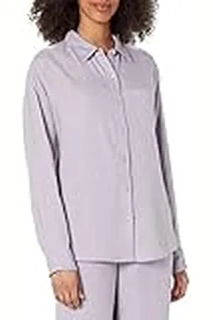 THE DROP Camisa India para mujer, corte holgado, en lino, , XXS