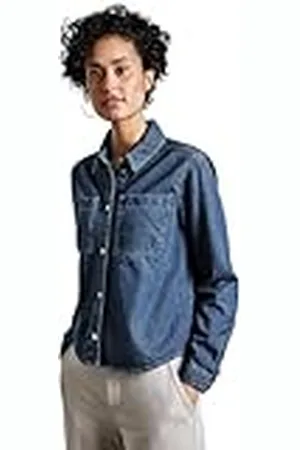 Street one A345453 Camisa Corta Vaquera, , 38 Mujeres
