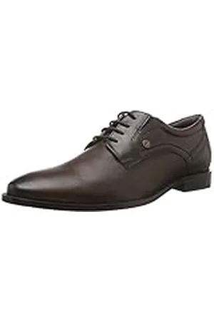 QS by s.Oliver 13208, Zapatos de Cordones Oxford Hombre, Marrón (Mocca 304), 42 EU