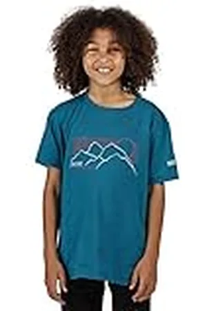 Regatta Bosley III - Camiseta Estampada De Algodón T-Shirts/Polos/Vests, Unisex niños, , 13 yr
