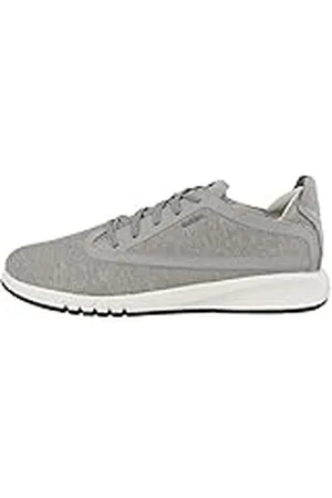 Geox U Aerantis, Zapatillas Bajas, Hombre, Gris (Lt Grey), 45 EU