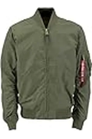 Alpha Industries MA-1 TT Chaqueta, Verde (Dark Green-257), L para Hombre