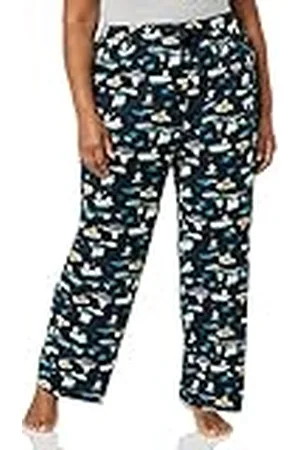 Amazon Pantalón de pijama de franela para dormir - colores interrumpidos Mujer, , XS